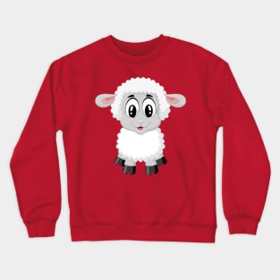 Cute Young Sheep Crewneck Sweatshirt